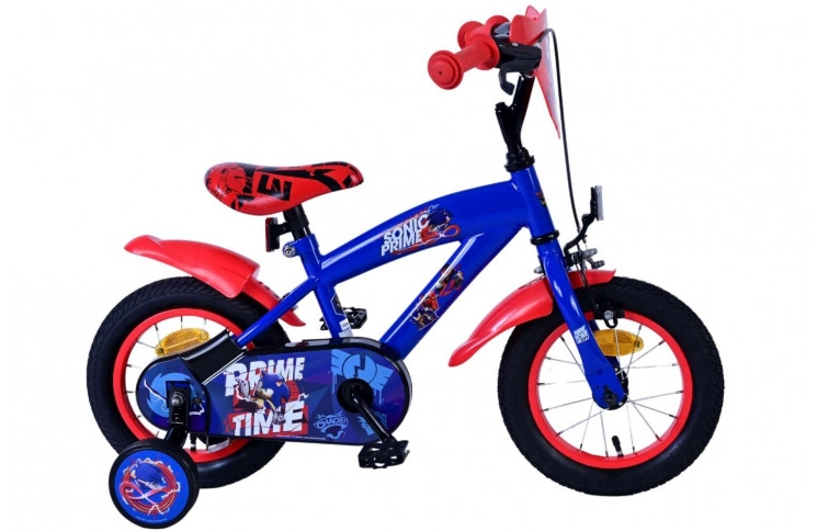 Sonic Prime Kinderfiets 12"/21.5 cm/Blauw-Rood/31258-SACB