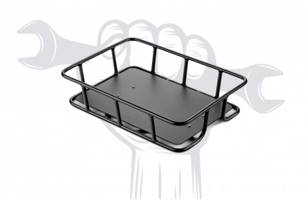 Montage van kunststof fietskrat, materialen worden apart berekend