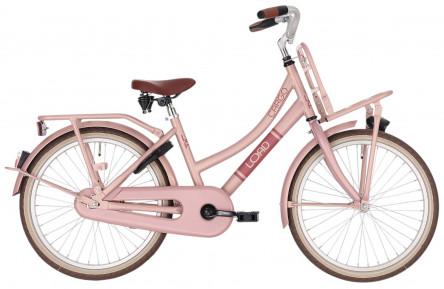 BFN meisjesfiets Load 20" Mahogany remnaaf roze