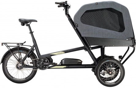 chike Elektrische cargofiets e-Dog SE №1 16"-20"/50cm/5/schwarz - zand mat/02301023