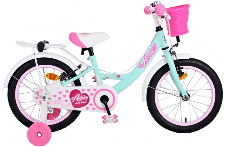 Volare Ashley Kinderfiets 16"/24 cm/Turkoois/31637