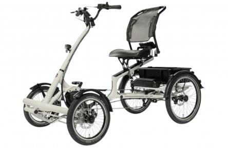 Pfautec Tibo + - zijdegrijs - elektrische 4wiel fiets