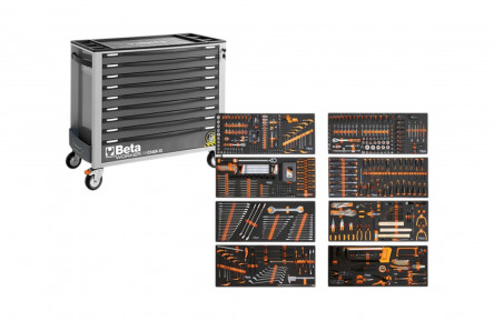 BETA BW 2400S XL9/E-XXL GEREEDSCHAPSWAGEN 716-DELIG / 9 LADEN GRIJS