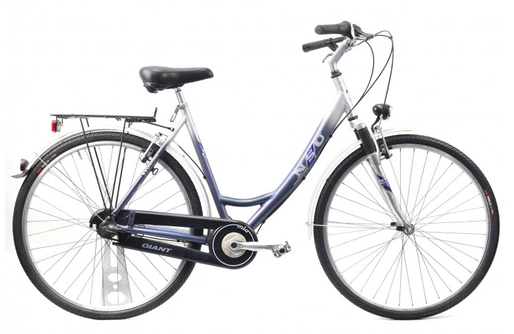 Damesfiets NSU 28" 56 blauw-grijs