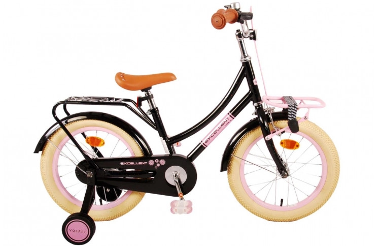 Volare Excellent Kinderfiets 16"/25 cm/Zwart/21386