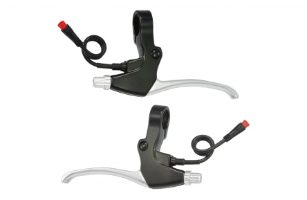 Remgreepset Saccon LEBK74A5P0S E-bike met remonderbreker zwart/zilver 