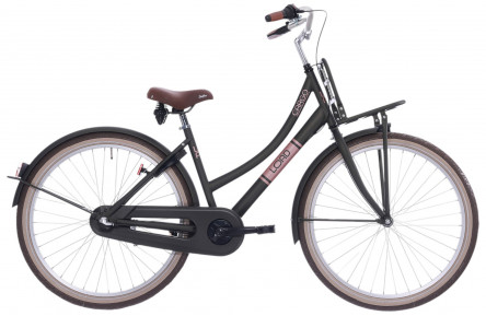BFN meisjesfiets Load 26" 3v remnaaf mat donkergroen, FK0302