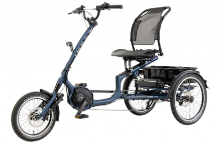 Pfautec Scoobo Smart - mat azuurblauw - elektrische driewieler