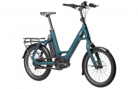QiO Elektrische compactfiets "Compact AP-8" (#1) unisex, 20", petrol blue matt, 8-speed SHIMANO "Nexus" terugtraprem, 48 cm /02652216