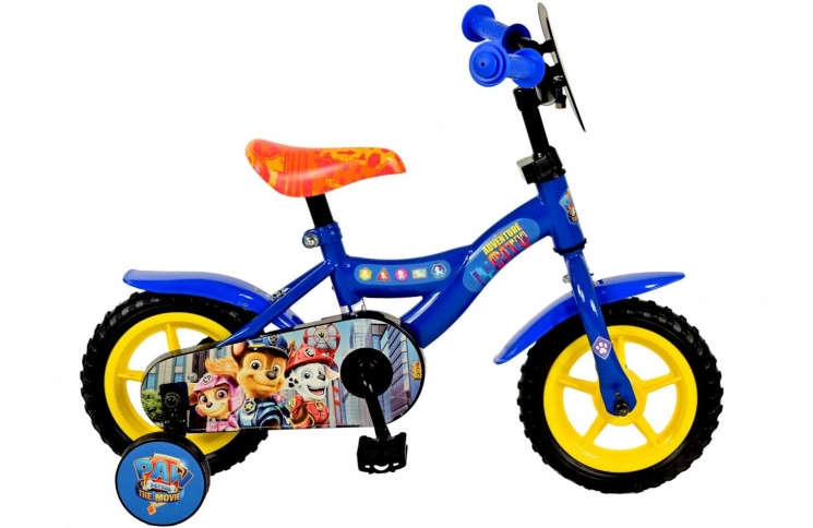 Paw Patrol Kinderfiets 10"/20 cm/Blauw-Geel/21058-NP