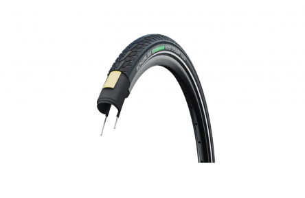 Schwalbe Road Cruiser (K-guard), Black with reflection, 28x1.60 ETRTO 42-622