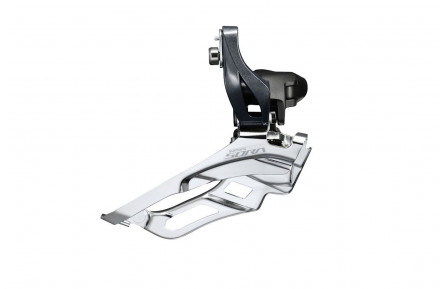 Voorderailleur 3 x 9-speed Shimano Sora FD-R3030 aanlas / down-pull 63-66° - Zwart/Zilver