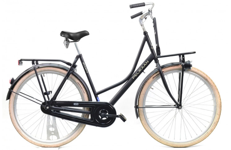 Transportfiets Pelikaan Accent 28" L/56 zwart