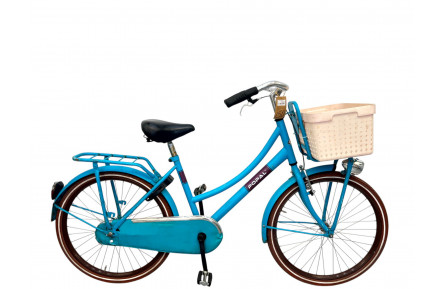Damesfiets POPAL w/st/blue/kids/24/41cm
