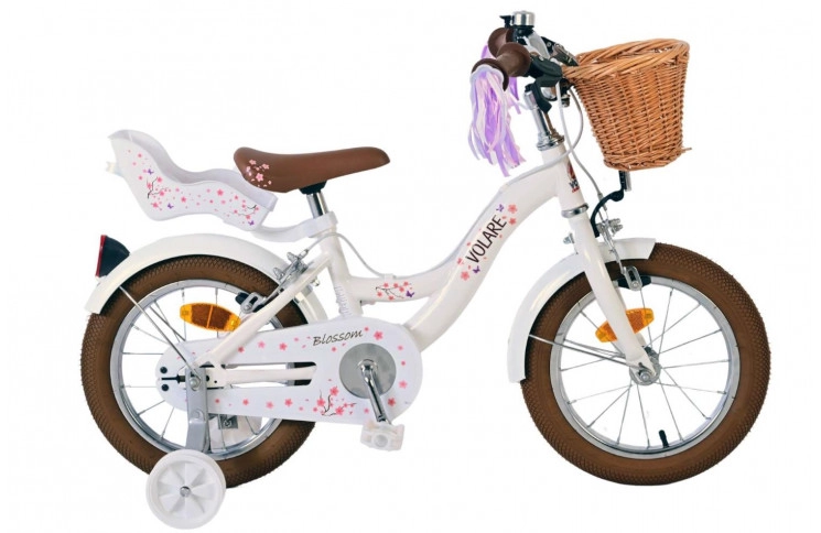 Volare Blossom Children's Bike 14"/23 cm/White/31445