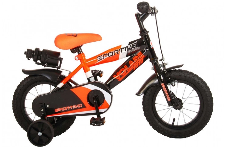 Volare Sportivo Children's Bicycle 12"/21.5 cm/Orange-Black/2032