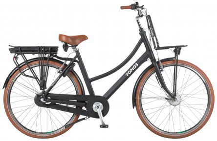 E-Bike TOMOS EB 15 Dames 28"/55cm/Black-matt/Li-ion 626 Wh/Ananda FM 400/Ananda D19 LED