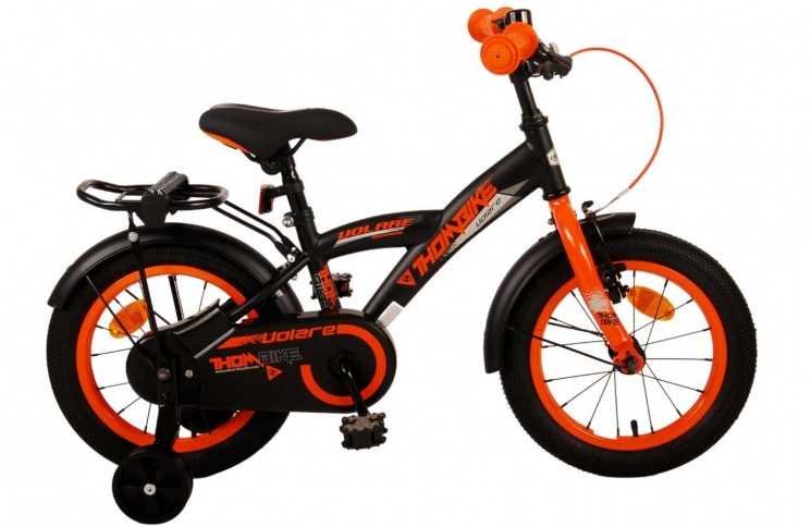 Volare Thombike Kinderfiets 14"/22 cm/Oranje-Zwart/21378