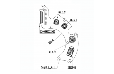 BAFANG PCBA Splitter board