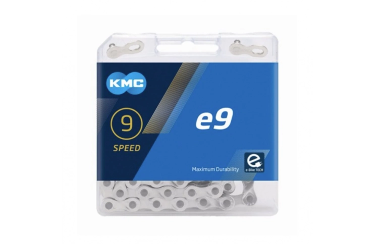 KMC e9 ketting, 1/2x11/128, 9-speed mid motor e-bike ketting
