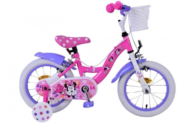 Disney Minnie Kids Bike 14"/23 cm/Pink-Purple/21413-SAFW