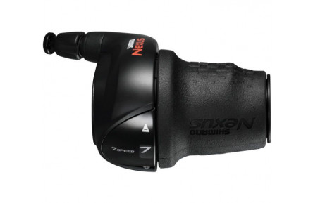 Draaiversteller 7 speed Shimano Nexus SLC3000 NX10 zonder buitenkabel - zwart (werkplaatsverpakking)