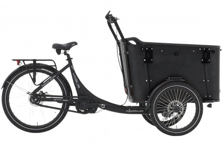 E-CARGO Vogue Superior Deluxe 8 26"-20"/50cm/Matt-Black/36V 15Ah 540Wh Ananda M81 LCD