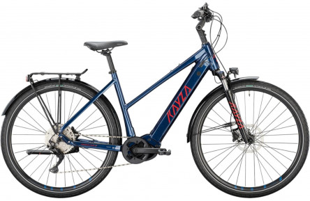 KAYZA Electric trekking bike Tanana Dry 8 28"/50cm-M/10/dark navy blue - red/02705689