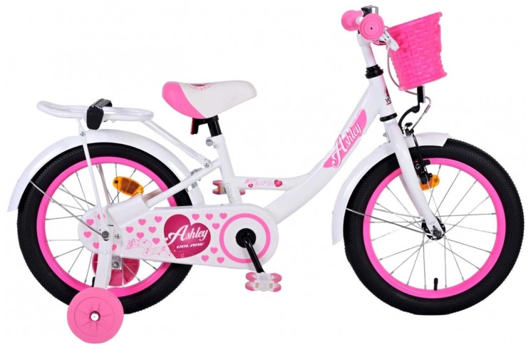 Volare Ashley Kinderfiets 16"/24 cm/Wit/31630