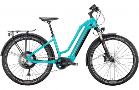 BRENNABOR Elektrische SUV A-96e 27.5"/36cm-S/10/blauwgroen - bordeauxrood/02503290