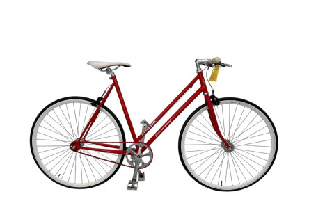 Damesfiets Fit for Free Fitness 28"/51cm/Rood