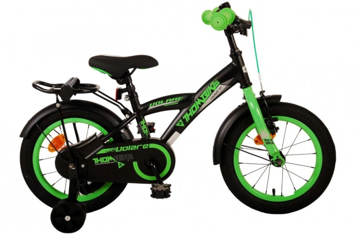 Volare Thombike Children's Bike 14"/22 cm/Black-Green/21374