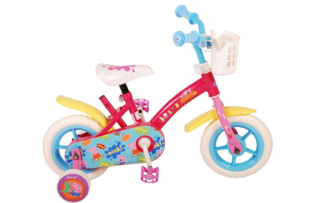 Peppa Pig Kinderfiets 10"/20 cm/Roze-Geel/81064-NP