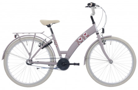 BFN meisjesfiets Lots of love 26" 3v remnaaf lichtroze, FK0291