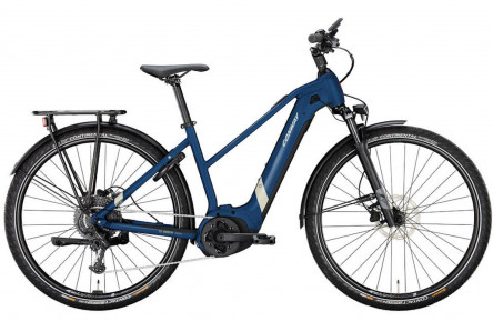CONWAY Elektrische trekkingfiets Cairon T 2.0 500 28"/42cm-S/9/blauw metallic - woestijnmat/02831295