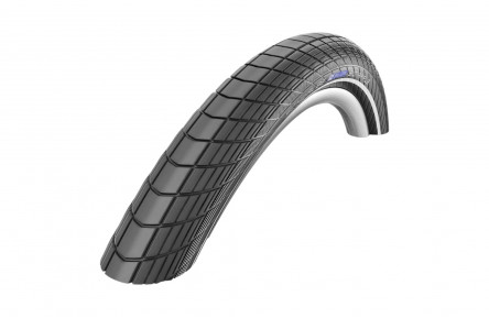 SCHWALBE 20X2.15 55-406 BIG APPLE RACEGUARD PERFORMANCE ZWART REFLECTIE