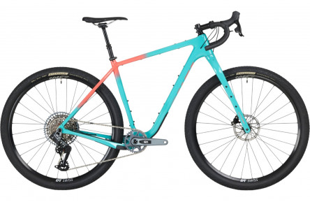 Salsa Cutthroat Carbon Rival GX AXS Transmission Bike, 29", L/58cm, teal fade