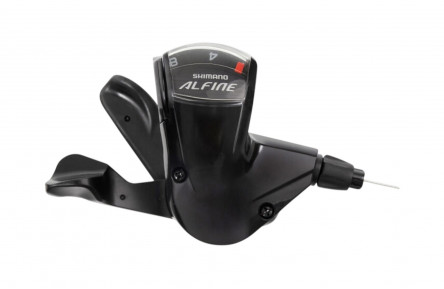 SHIMANO ALFINE SL-S503 8-SPEED TRIGGER / SCHAKEL UNIT RAPIDFIRE RECHTS ZWART 2100 MM