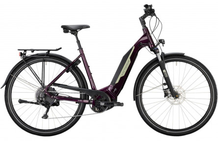 VICTORIA Electric trekking bike eTrekking 10.8 26"/45cm-S/10/blackberry violet/02976348