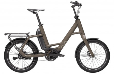 QiO Elektrische compactfiets "Compact P5" (#1) unisex, 20", dark olive matt, 5 versnellingen SHIMANO "Nexus" terugtraprem, 48 cm /02652115