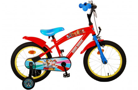 Paw Patrol Kinderfiets 16"/25 cm/Rood-Blauw-Geel/21707