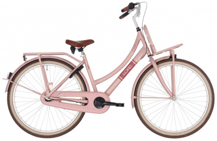BFN meisjesfiets Load 26" Mahogany 3v mat roze