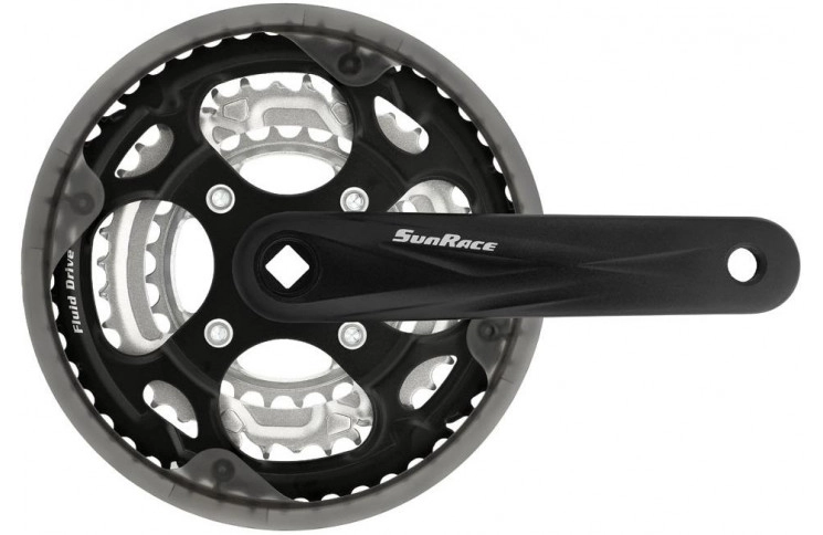 Crankset Sunrace FCM300 48-38-28T / 170mm