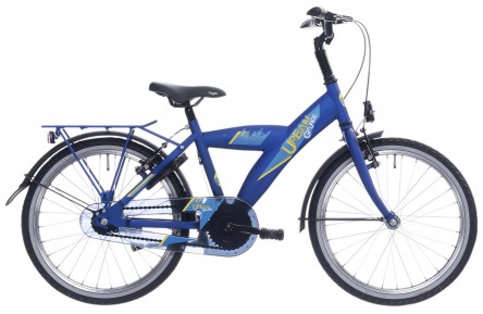 BFN jongensfiets Urban 20" remnaaf mat cobaltblauw