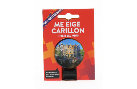 Bel ding-dong 60mm Me Eige Carillon met gracht in Mokum