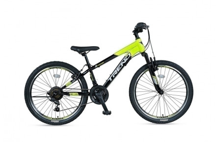 Mountainbike 24" Altec Trend, zwart-lime