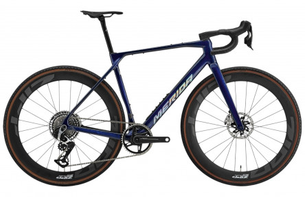 Merida MISSION 10K TRANSPARANT BLUE CARBON/SILVER XL