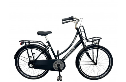 Damesfiets Vogue Transporter M/sl/zwart/24/tr/f42