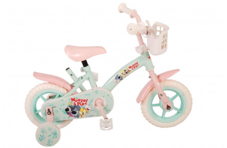 Woezel & Pip Children's Bicycle 10"/20 cm/Mint-Blue-Pink/81065-NP