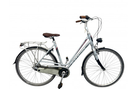 Woman's bicycle Batavus Fuego w/silver/sity/al/28/53